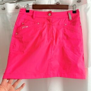XDS Daily Sports Golf Skort Skirt Fuchsia Pink Size 4